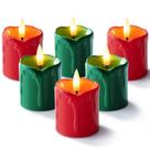 Lamp Homemory 2"x2" Flameless Timer Votive Candles, pacote com 6