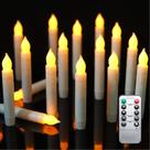 Lamp MUMCHASI Flameless LED Candles, pacote com 12, temporizador de 15 cm