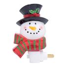 Lamp Romance Snowman Night Light Plug-in com interruptor