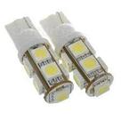 Lâmpada 9 Leds Esmagada Grande (Pingo) Smd T10 5050 Par