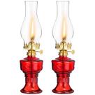 Lâmpada a óleo Tuanse Chamber Vintage Kerosene Hurricane 33 cm 2 unidades