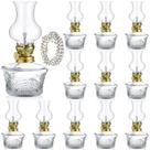 Lâmpada a óleo Yexiya Vintage Glass Kerosene Lamp, conjunto de 12 unidades