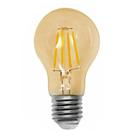Lâmpada Âmbar LED Filamento Bulbo E27 2W G45 k60743 Embuled