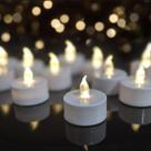Lâmpada Anziner, pacote com 12 lâmpadas de chá LED sem chama com temporizador