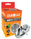 Lâmpada Ar111 Halógena 50w 12v Base G53 8g Cor da Luz Amarela 2800K Ourolux