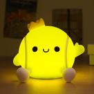 Lâmpada Attivolife Tennis Night Light Silicone 15 cm recarregável