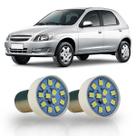 Lâmpada Automotiva 12 Leds SMD 12v 2 Polos Pinos Desencontrados Trava Diagonal Luz Branca