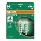 Lâmpada Automotiva h1 Osram ultra life 12V 55W Farol Longa Durabilidade - Par