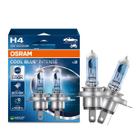 Lâmpada Automotiva h4 Osram Cool Blue Intense 12V 60/55W Luz Branca Efeito LED para Farol - Par