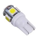 Lâmpada Automotiva Pingão Torre T10 5led 12v Dc Super Branca