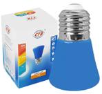 Lâmpada Azul Led Mini Bulbo T44 1W 127V E27 Ip44