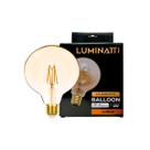 Lâmpada Balloon LED Filamento Retro Ambar 2400K 4W Bivolt LM560