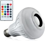 Lampada Bluetooth Caixa De Som Led Colorido