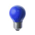 Lampada bolinha 15w 220v e27 azul bg-45 ourolux 02059