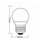 Lâmpada Bolinha Bulbo Luz Led 1w E27 Decoração Iluminação 110V Penteadeira Camarim Luminária Espelho Lustre Abajur Varal Redondo Econômica Versátil