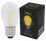 Lâmpada Bolinha Filamento Led Clara 1W 127V E27 3000K