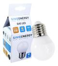 Lâmpada Bolinha Led 3w G45 E27 Ip54 P/ Chuva Branco Quente