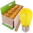 Lâmpada Bolinha Led Amarela 1W 127V E27 IP65 10 Und Por CX