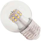 Lâmpada Bolinha Led G45 Clara 1w Bivolt E27 Branco Quente