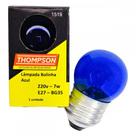 Lampada Bolinha Thompson 7Wx220V Azul - Kit C/10 Peças