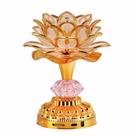 Lâmpada budista Omeet Colorida LED Lotus com 13 canções budistas