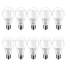 Lâmpada Bulbo LED 15 W Bivolt Branca Fria Elgin A60 10 Unidades