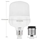 Lampada bulbo led 30w 6500k t80 e27 - G-Light