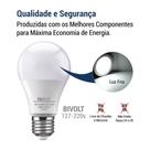 Lâmpada BULBO LED A60 E27 9W 630LM 6500 K - Luz Fria/Branca
