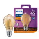Lâmpada Bulbo Led Filamento 7w Philips 2700k Ambar 220v