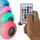 Lâmpada Caixa De Som Bluetooth Luz Led Rgb Controle Remoto