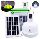 Lâmpada Camping Lampião Led 38w Solar Usb Barraca Pesca Lâmpada Camping Lampião Led 38w Solar Usb Barraca Pesca