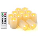 Lâmpada CANDLE IDEA 12PCS LED Flameless Tea Lights 3.8x5cm Lâmpada CANDLE IDEA 12PCS LED Flameless Tea Lights 3.8x5cm
