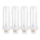 Lâmpada CFL KOR 13W 3500K G24Q-1 Pacote básico com 4