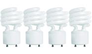 Lâmpada CFL KOR 13W (equivalente a 60W) 4100K Cool White, pacote com 4