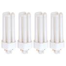 Lâmpada CFL KOR 26W 3500K branca GX24Q-3 (4 pinos) Pacote com 4