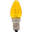 Lampada Chupeta Brasfort 07Wx127 Ambar E14 8495 - Kit C/25