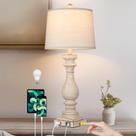 Lâmpada Cinkeda de 70 cm Farmhouse com carregamento USB de 3 vias e regulável Lâmpada Cinkeda de 70 cm Farmhouse com carregamento USB de 3 vias e regulável