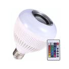Lampada Colorida Musical Bluetooth Bivolt Festa Som Luz Rgb 110v/220v
