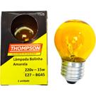 Lampada Colorida Thompson 15Wx220V. Amarela - Kit C/10 Pecas