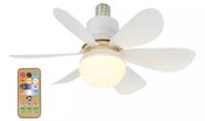 Lâmpada Com Ventilador De Teto 30w Bivolt + Controle Remoto Lâmpada Com Ventilador De Teto 30w Bivolt + Controle Remoto