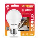 Lâmpada Controled Ourolux Sensor de Presença 9W 6500K Bivolt