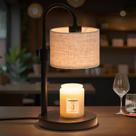 Lâmpada de aquecimento de velas FINCMY com temporizador e roupa de cama regulável atualizada