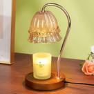 Lâmpada de aquecimento de velas Funistree Glass Timer elétrica regulável