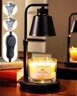 Lâmpada de aquecimento de velas HONGZZI com temporizador e altura ajustável