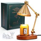 Lâmpada de aquecimento de velas Kadrama com timer Dimmer Electric Gold