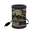 Lâmpada de aquecimento de velas Rivers Edge Night Light, decoração rústica