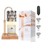 Lâmpada de aquecimento de velas TOACSUCP de altura ajustável com temporizador 50W