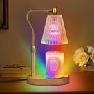 Lâmpada de aquecimento de velas vista pela última vez com RGB, temporizador e altura ajustável