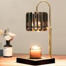 Lâmpada de aquecimento de velas Yuichoy com temporizador, regulável, preta Lâmpada de aquecimento de velas Yuichoy com temporizador, regulável, preta