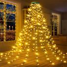 Lâmpada de árvore de Natal LED Ring Tree Top Light 1,5 m